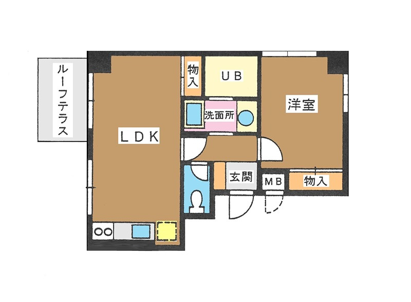 パルーシア中野の間取り|間取りです。