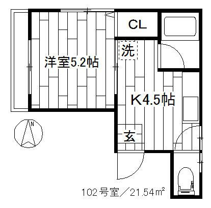 エクセル北町の間取り