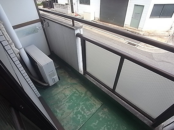 神戸市東灘区御影塚町２丁目の賃貸マンションのバルコニー
