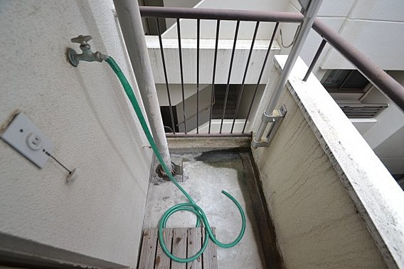 六甲アビタシオンのバルコニー
