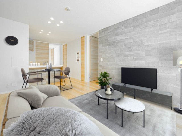 神戸市灘区大和町３丁目の賃貸マンションの居間・リビング|家具家電はイメージで実際にはつきません。