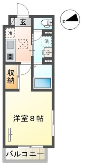 ラ　フェリシテＫの間取り