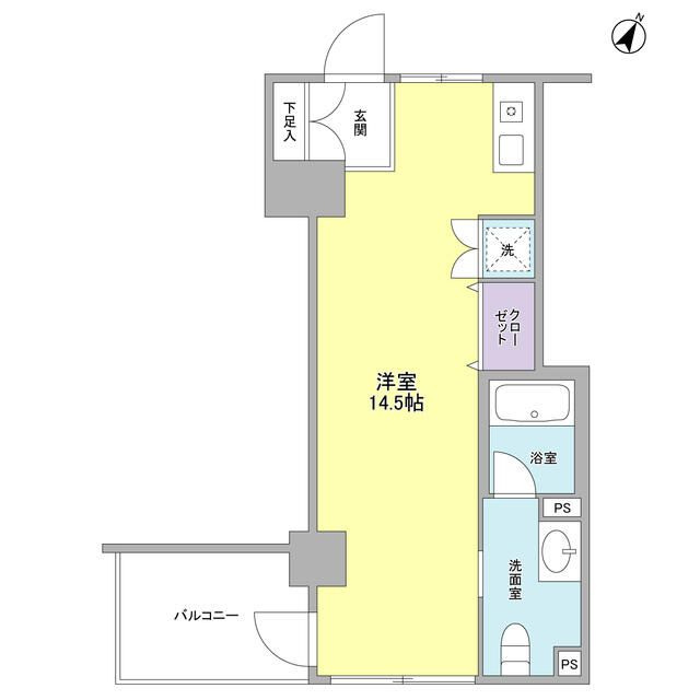 セントラル白楽の間取り