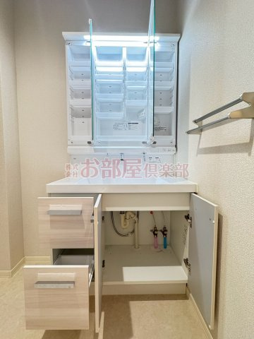 Agreableの洗面所|忙しい朝には欠かせない洗面所です