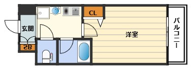 エスリード東梅田の間取り