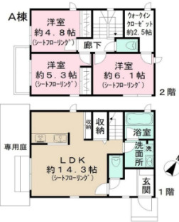 【間取り】 | Ｌｅ　Ｄｏｍａｉｎｅ　Ｋ D棟