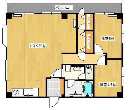 セルー宮下の間取り|間取りです。