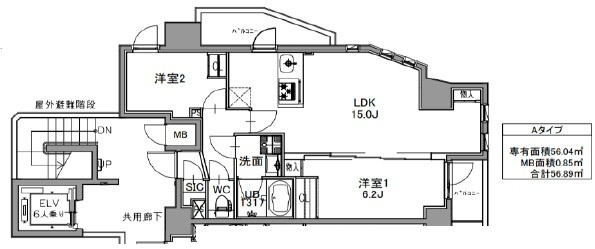 S-RESIDENCE王子westの間取り|間取りです。