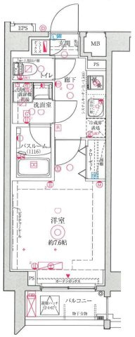 【間取り】 | クレヴィスタ武蔵中原Ⅱ