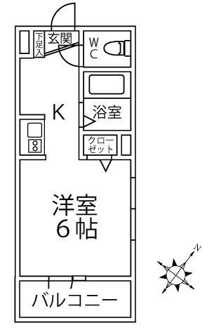 ヒルハイツの間取り