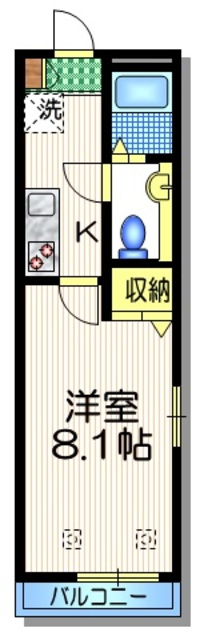 ジュネス祖師谷の間取り