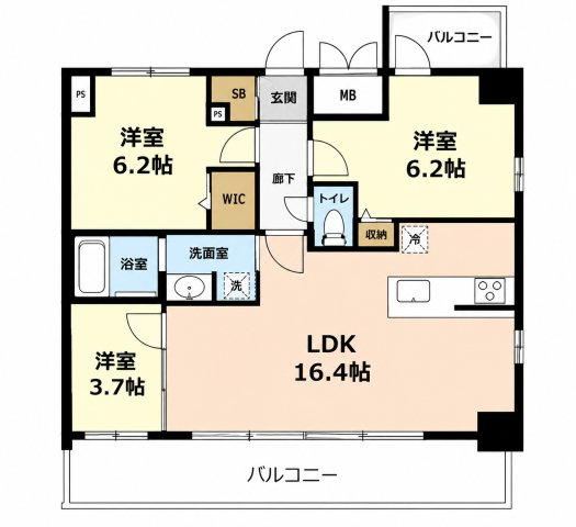S-RESIDENCE名古屋菊井aline(アライン)の間取り