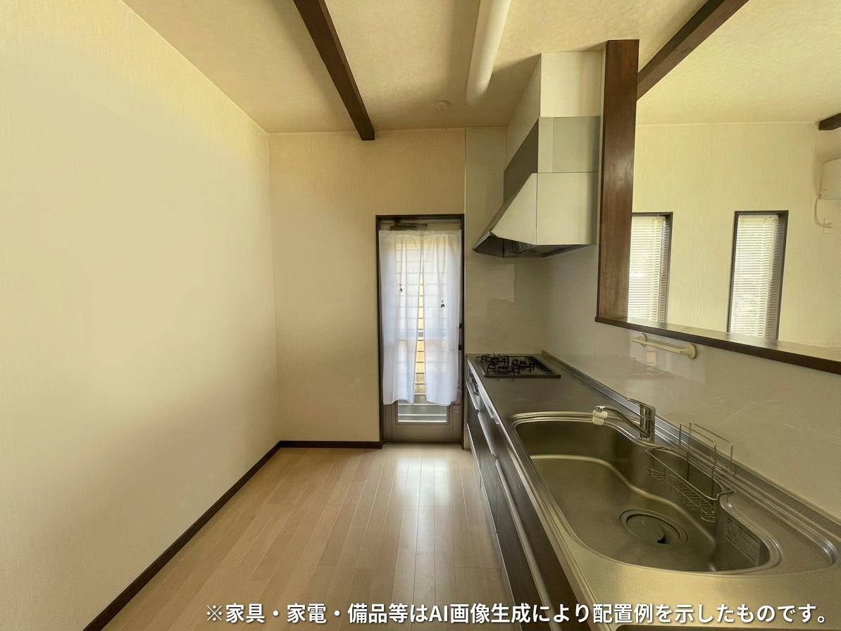笠間市矢野下　中古戸建のキッチン