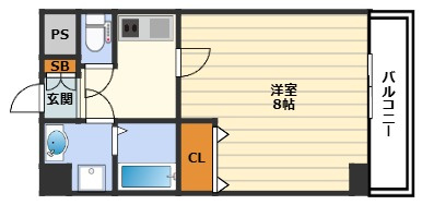 プレサンス梅田の間取り