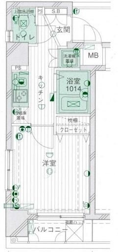 パークウェル湯島の間取り|間取りです。