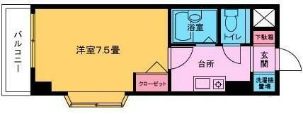 第２幸阪ビルの間取り|間取りです。