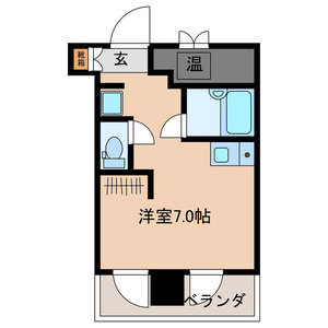 サンクレストビルの間取り|間取りです。