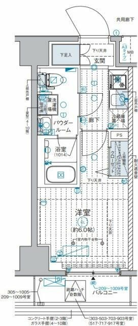 ＧＥＮＯＶＩＡ西横浜の間取り