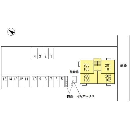 J-house　エクセレントの区画図