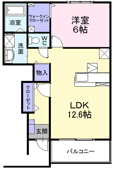 【間取り】 | パレスハーモニー