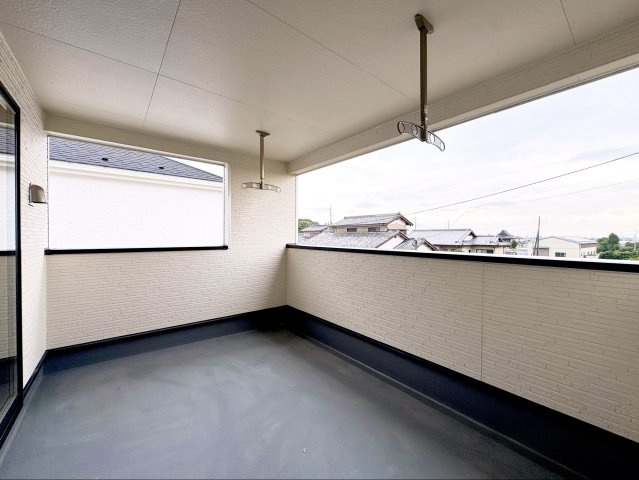CRADLE GARDEN 太田市新田上江田町第1　新築住宅1号棟のバルコニー