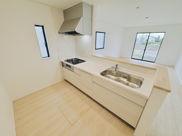CRADLE GARDEN 太田市新田上江田町第1　新築住宅1号棟のキッチン