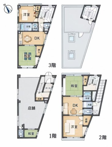 豊島区東池袋四丁目の間取り