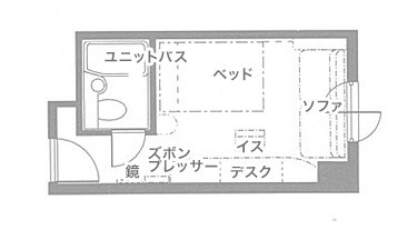 ホテルリステル新宿の間取り