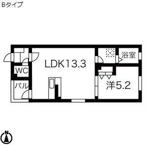 【間取り】 | TRYⅡ柳川