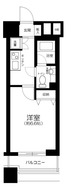 ファーストリアルタワー新宿の間取り