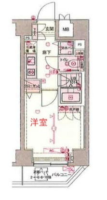 【間取り】 | ブライズ荏原中延 | 間取りです