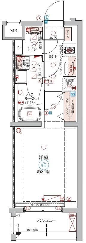 クレヴィスタ北赤羽の間取り