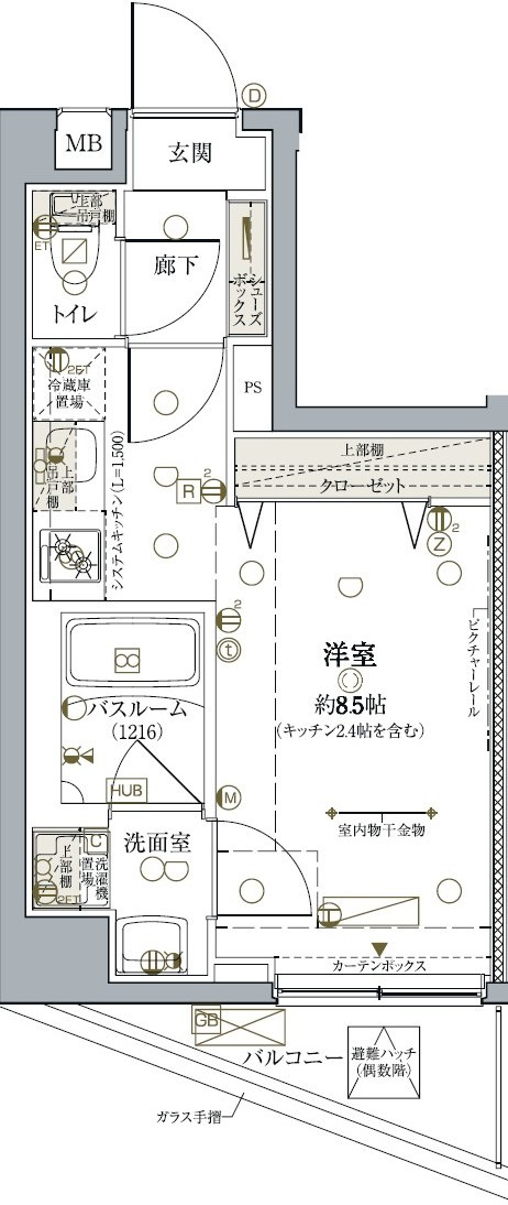 クレヴィスタ板橋ときわ台の間取り