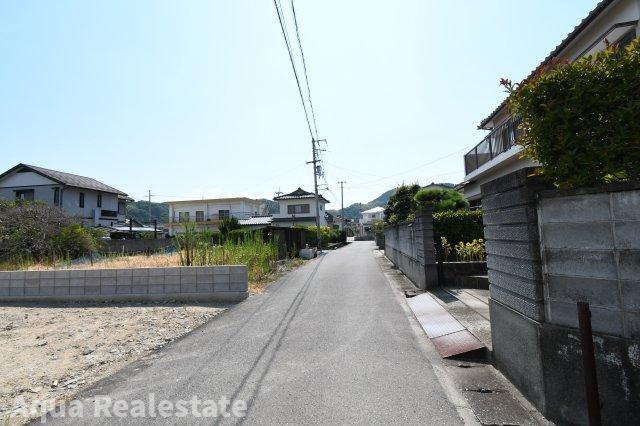 オール電化デザイナーズハウス鳴門市撫養町建売⑱の前面道路含む現地写真|前面道路含む現地写真です