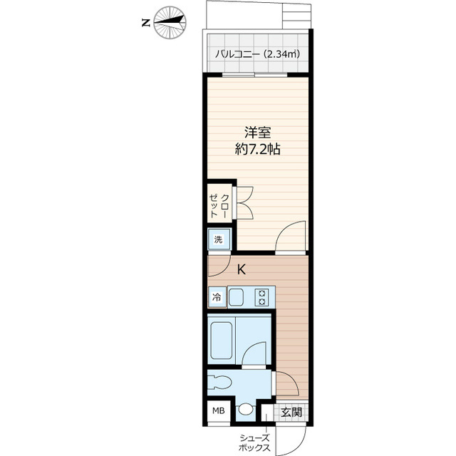 Ｂｅｖｅｒｌｙ　Ｈｏｍｅｓ　赤塚公園Ⅱの間取り