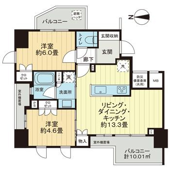 【間取り】 | ザ・グランアルト綾瀬