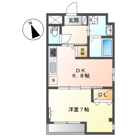 【間取り】 | グリーン　テラス　タマ