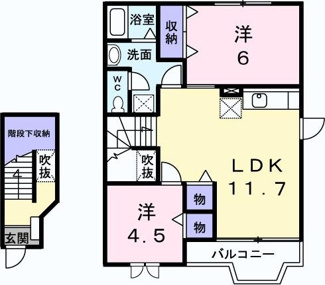 【間取り】 | プレミアージュＡ