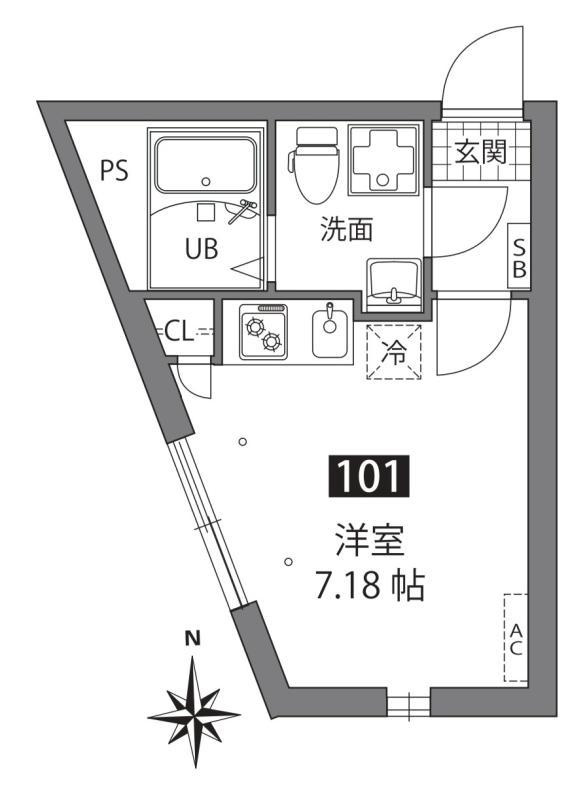 アザレア板橋の間取り|間取り図