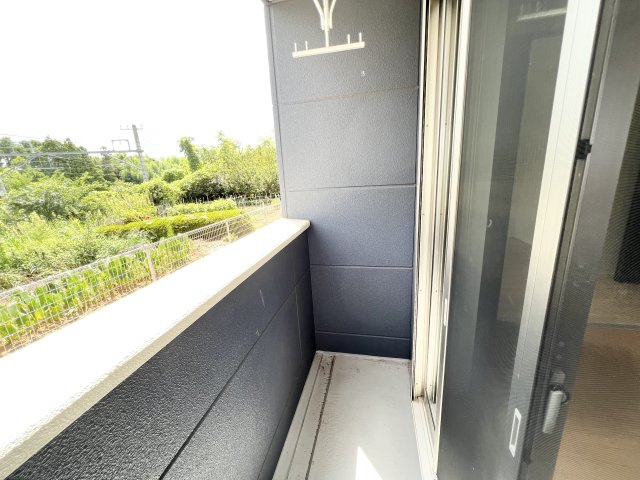 ソレイユのバルコニー|※別部屋参考写真