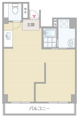 ハイツ心斎橋の区画図