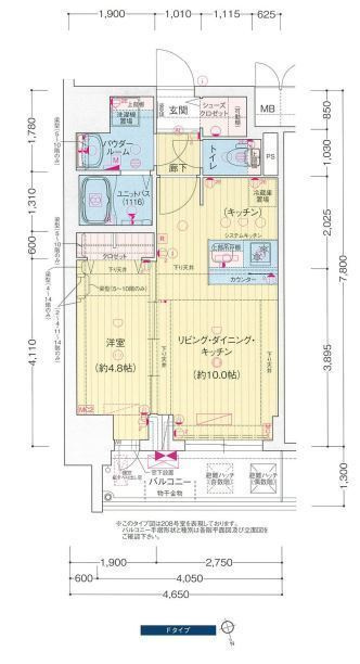 プレサンス広小路通今池の間取り