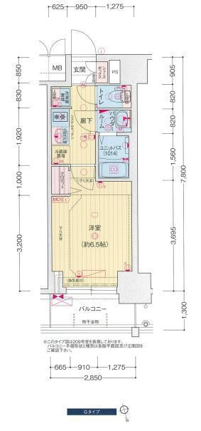 プレサンス広小路通今池の間取り