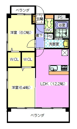 ＳＵＮ島田の間取り