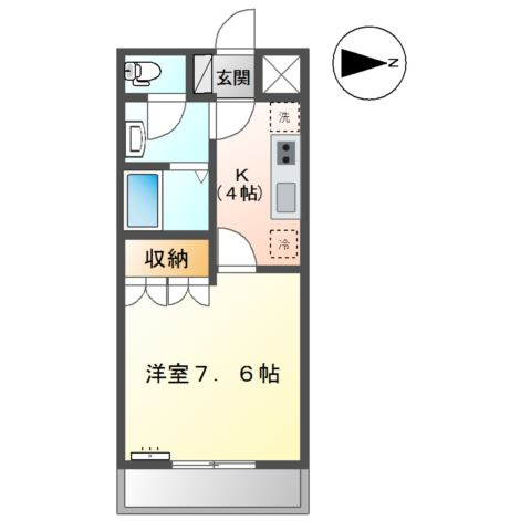 ファイブシャトーかすみの間取り