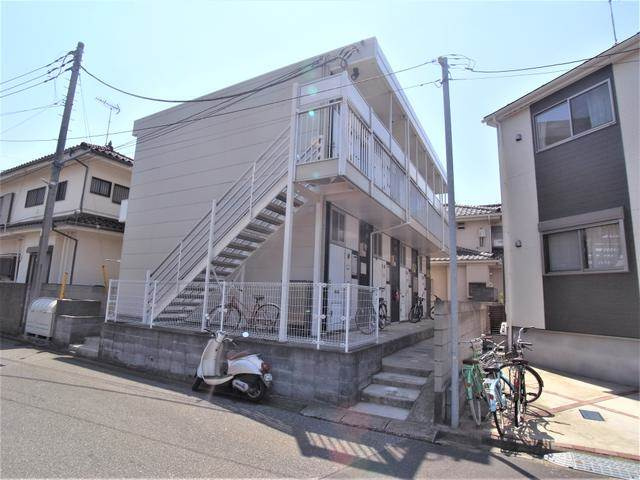 千葉市花見川区作新台２丁目のアパートの外観