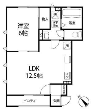 ベルリード春岡の間取り