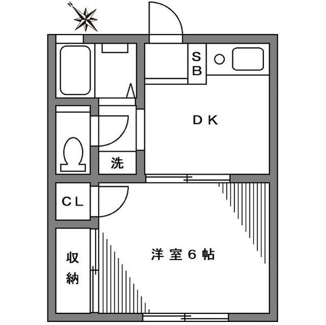 シティーホームズ1の間取り|間取り図