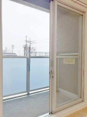 カラフル　ウェーブのバルコニー