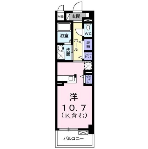 カラフル　ウェーブの間取り